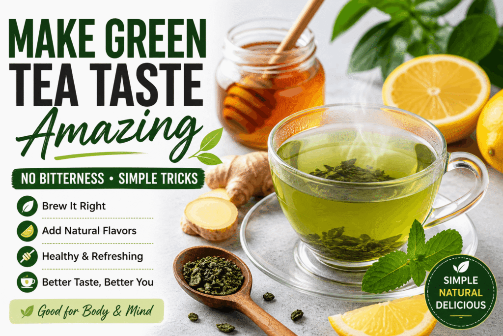 Better Tasting Green Tea Naturally